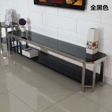 现代简约时尚欧式不锈钢钢化玻璃沙发茶几电视柜组合客厅电视桌
