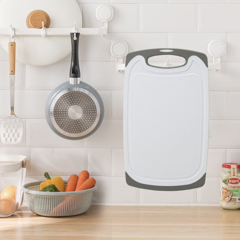 Tablero de corte de plástico Tablero de corte de cocina del hogar de Amazon Tablero de corte antideslizante Suplemento alimenticio para niños Tablero de corte de frutas Juego de tres piezas