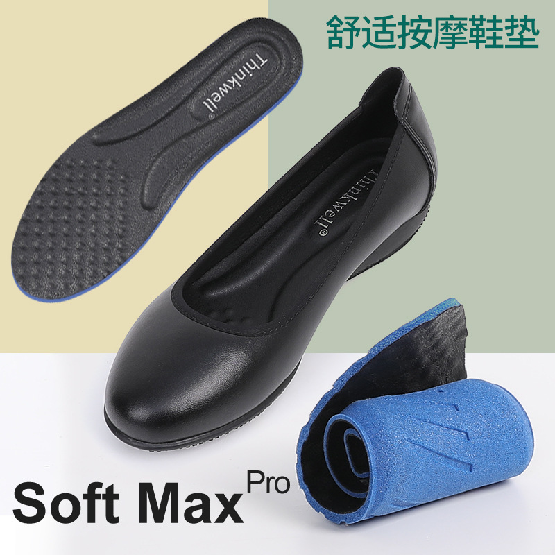 Cowhide leather work shoes women's black spring new soft bottom flat shoes chunky heel high heels small size plus size women's shoes Cowhide leather work shoes women's black spring new soft bottom flat shoes chunky heel high heels small size plus size women's shoes