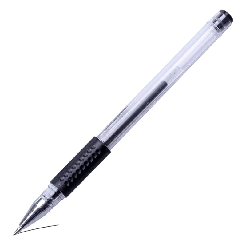 Gel Pen Refill 0.50.38 Bullet Tip Full Needle Tube Black Student Pen Office Writing Pen Refill Non-Stop Refill