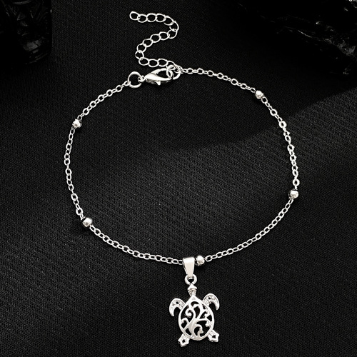 Nationale Style Fashion Trend Alloy Foot Jewelry AliExpress Creative Summer Beach Simple Small Turtle Foot Chain