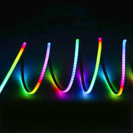 160灯RGB幻彩灯带室内装饰 渐变160灯控发光家用吊顶气氛自粘灯带