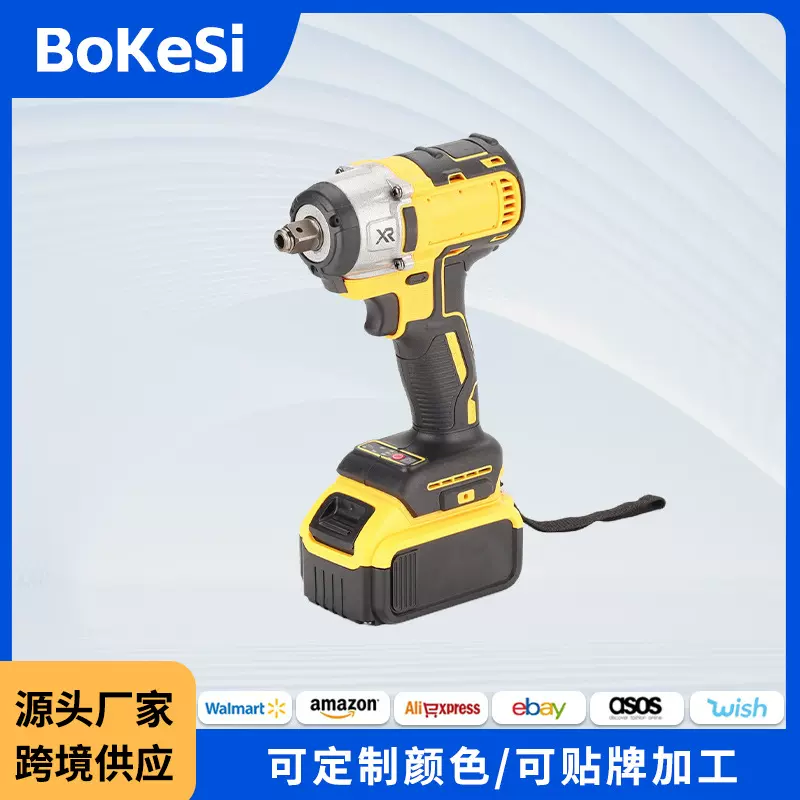 外贸大扭力锂电扳手汽修风炮起子机跨境大功率双用电动扳手套装