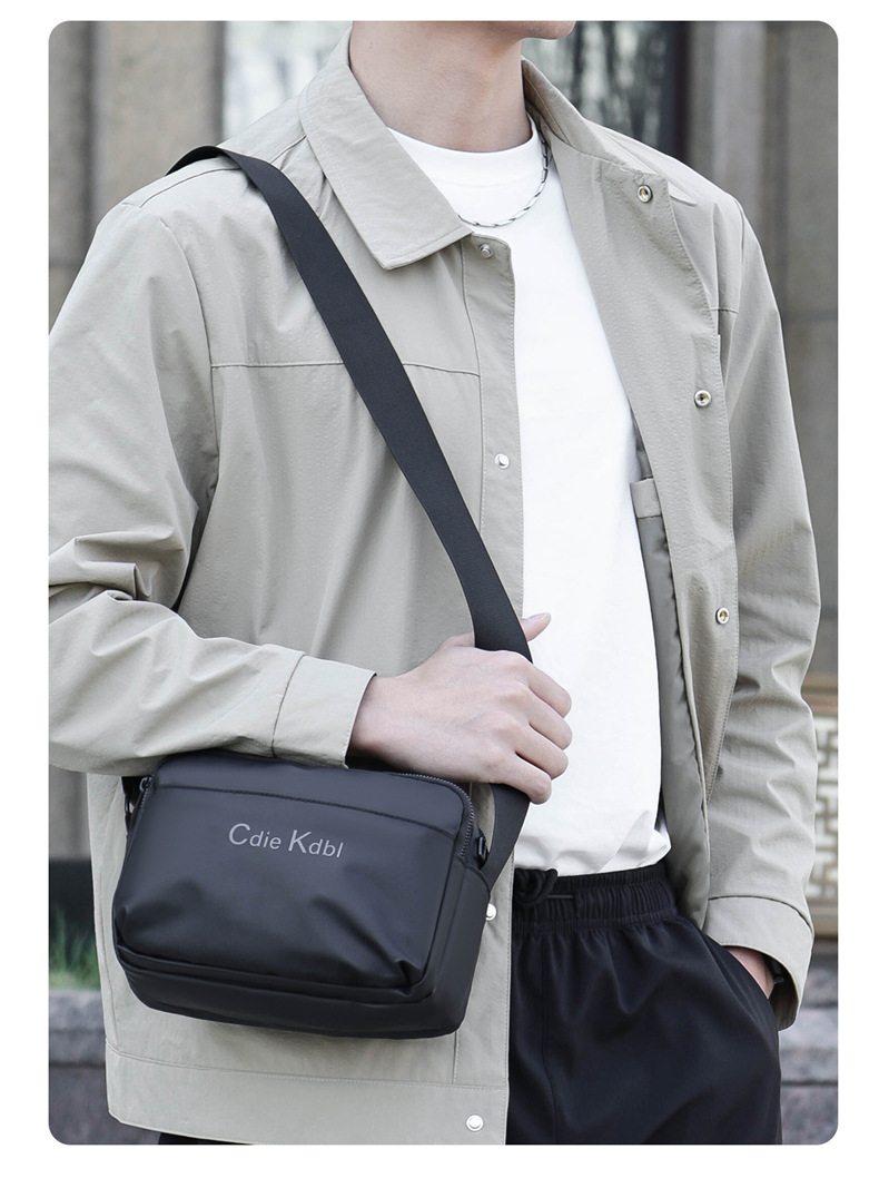 Grenzüberschreitende Herren-Schultertasche Crossbody-Tasche modische bequeme Trägertasche kleine Tasche 2025 neue Herren-kleine Schultertasche Großhandel