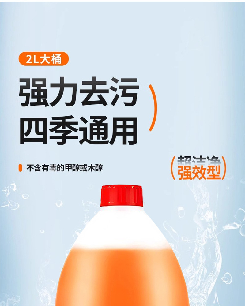 Car Glass Cleaner, Powerful Stain Remover, Oil Film Remover, Ethanol Glass Cleaner, Winter Antifreeze Glass Cleaner, Withstands Temperatures Below -40 Degrees