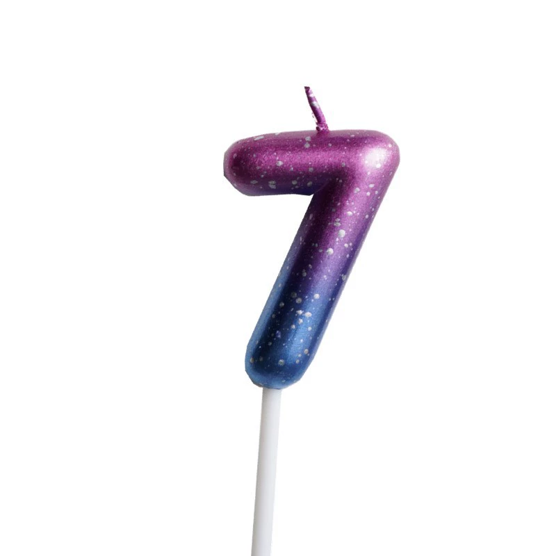 Digital starry sky, commemorative candle for adults, internet celebrity, gradient