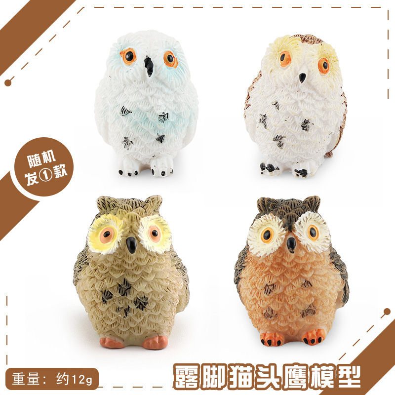 Transfronteriza simulación pájaro modelo de pájaro Águila Blanca búho águila animal salvaje Raptor decoración juguete