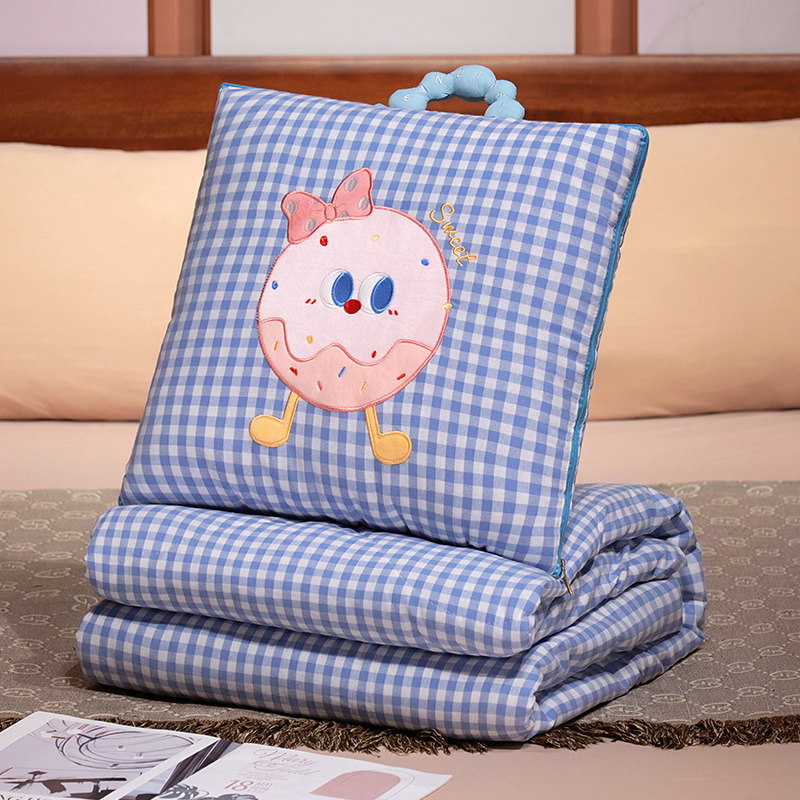 블루 체크 도넛