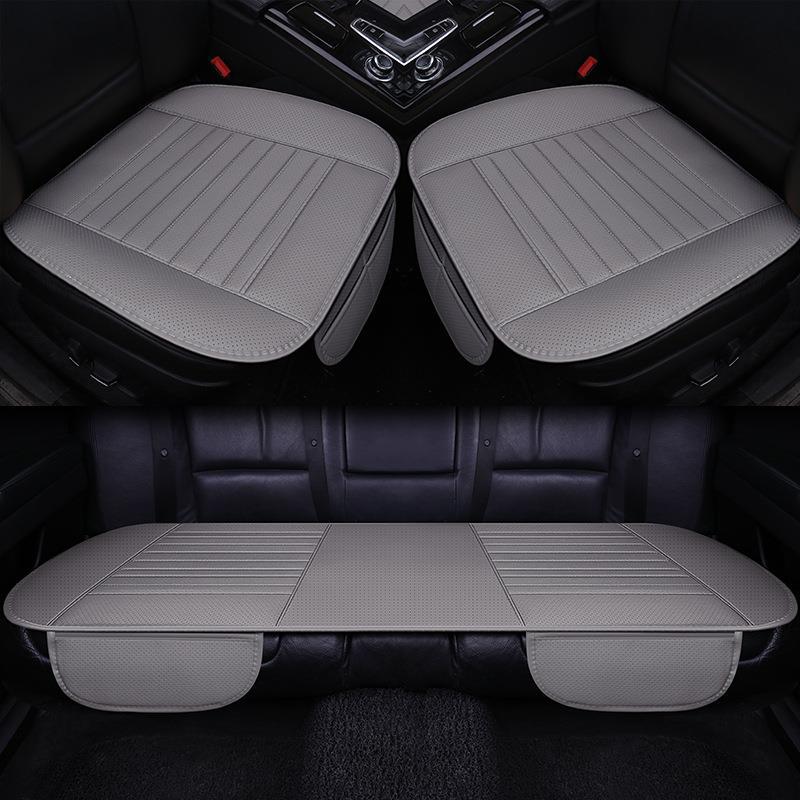 Universal – Seat cushion, seat cover Cover - three-piece-set-without-bamboo-charcoal-grey