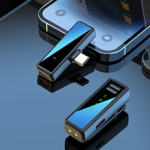 Factory cross-border direct sales private model J88 wireless lapel microphone outdoor mobile live streaming equipment noise reduction microphone