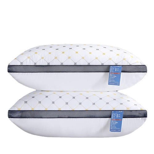 Five-star hotel pillow feather velvet pillow dormitory single pillow cervical vertebra sleep home one pair of two
