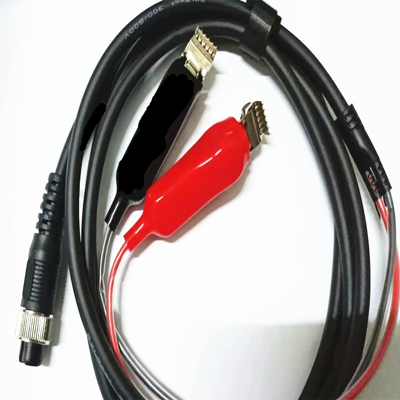 Кабель-адаптер для электрической лебедки SHIMANUO с двумя отверстиями для электрической рыболовной катушки, с зажимом из чистой меди.