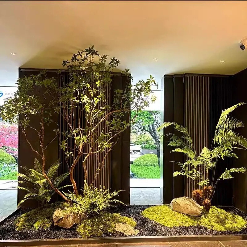 仿真马醉木绿植造景橱窗植物室内装饰树大型仿真景观量大优惠|undefined