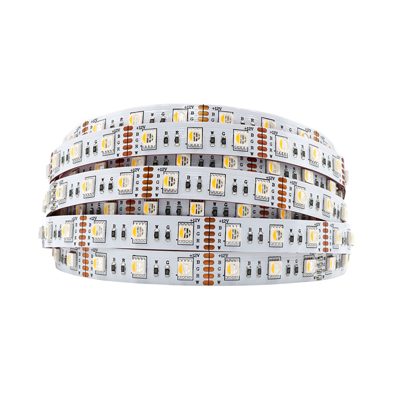 WS2814A柔性LED七彩变色灯带60灯12V滴胶防水户外5050RGBW灯条