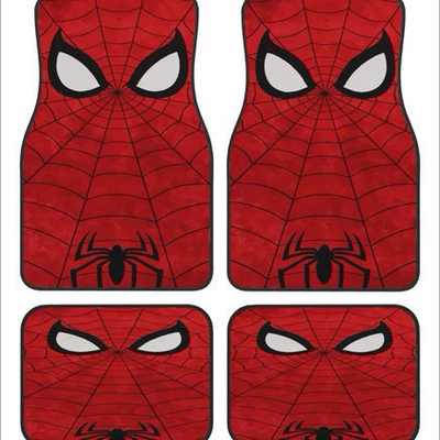 Mats, Cab Mats, Avtomobil döşəmə paspasları - car-floor-mats-spider-man-3344cm-two-piece-pack