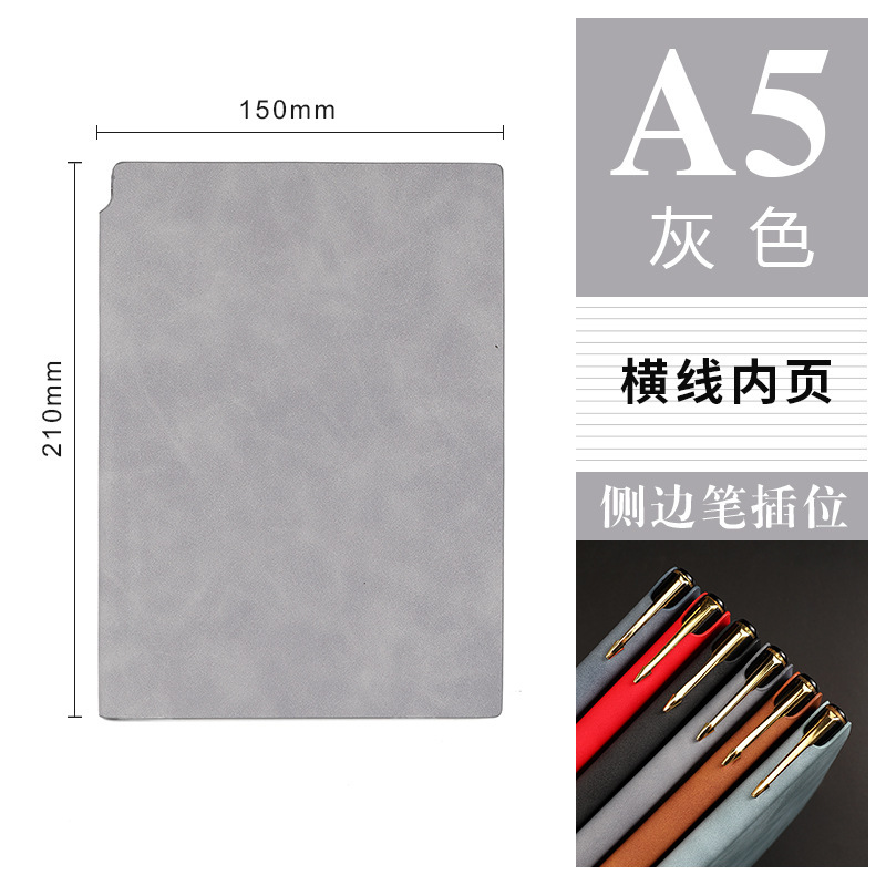 A5ノートはペンを持って柔らかい面を挿入します。|undefined