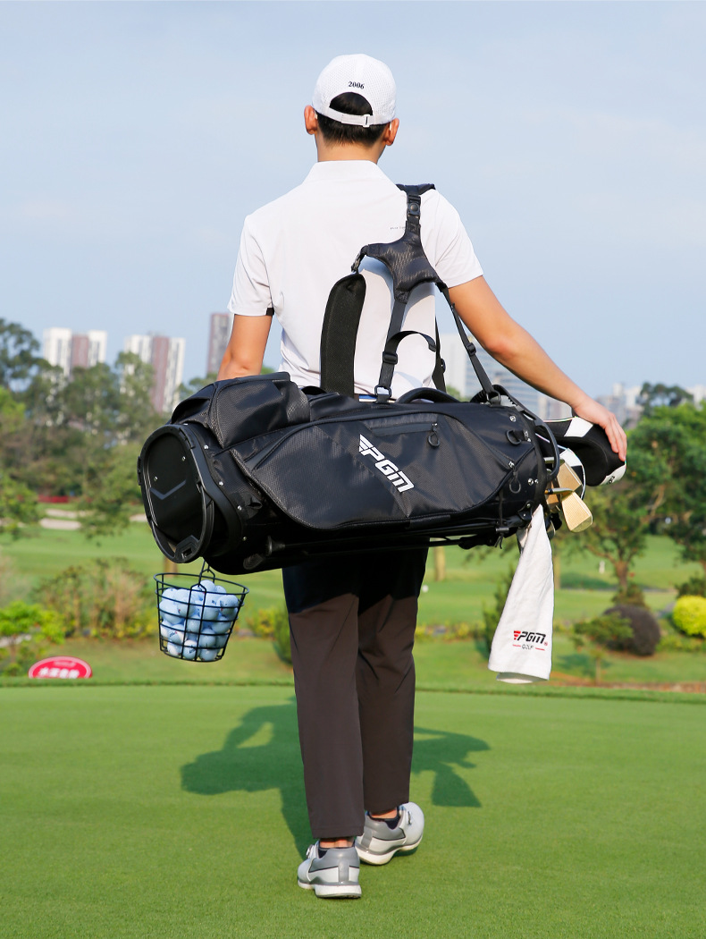 Túi đựng gậy golf PGM chống nước có chân đế gập, kích thước 127x35x35 cm — QB156-Màu đen, QB156-màu xanh đậm, QB156-Màu xám chi tiết 15