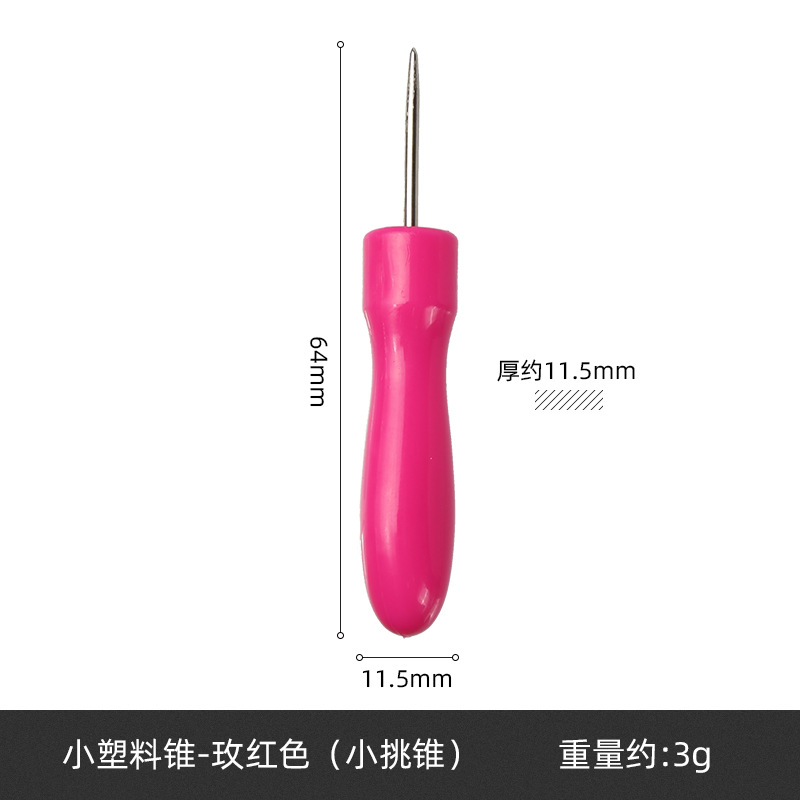 Nuevas herramientas de costura de cuero forma de calabaza mango de madera puncher herramientas hechas a mano en stock al por mayor