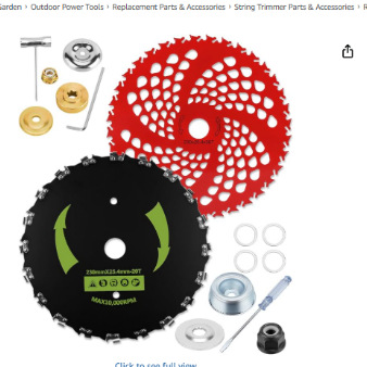 Cabezal de Cadena para Desbrozadora 20 Dientes 9 Pulgadas para Cortacésped image 45