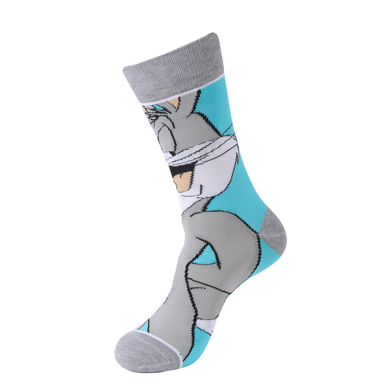 Wholesale Trendy Men'S Cotton Cartoon Tube Socks Stockists Women'S Animation Personalized Socks-5Prs 37 Undefined