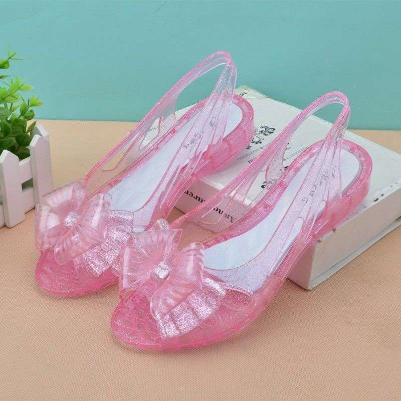 沙滩果冻洞洞鞋夏季水晶鞋女凉鞋中老年广场舞妈妈鞋坡跟塑料凉鞋