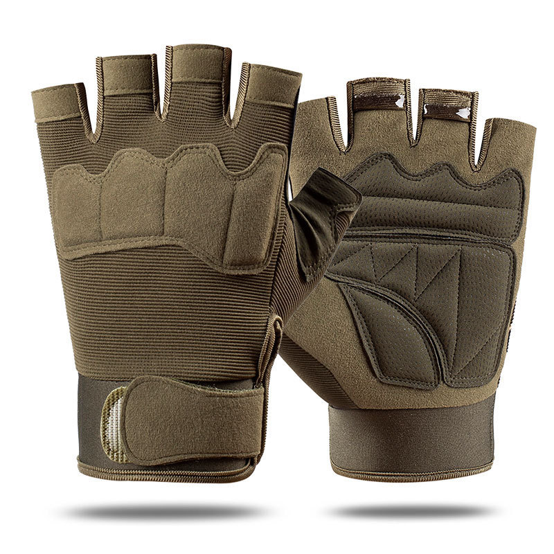 Guantes de montar a caballo ventiladores militares guantes tácticos dedo completo antideslizante resistente al desgaste guantes de medio dedo fuerzas especiales camuflaje fitness guantes de lucha