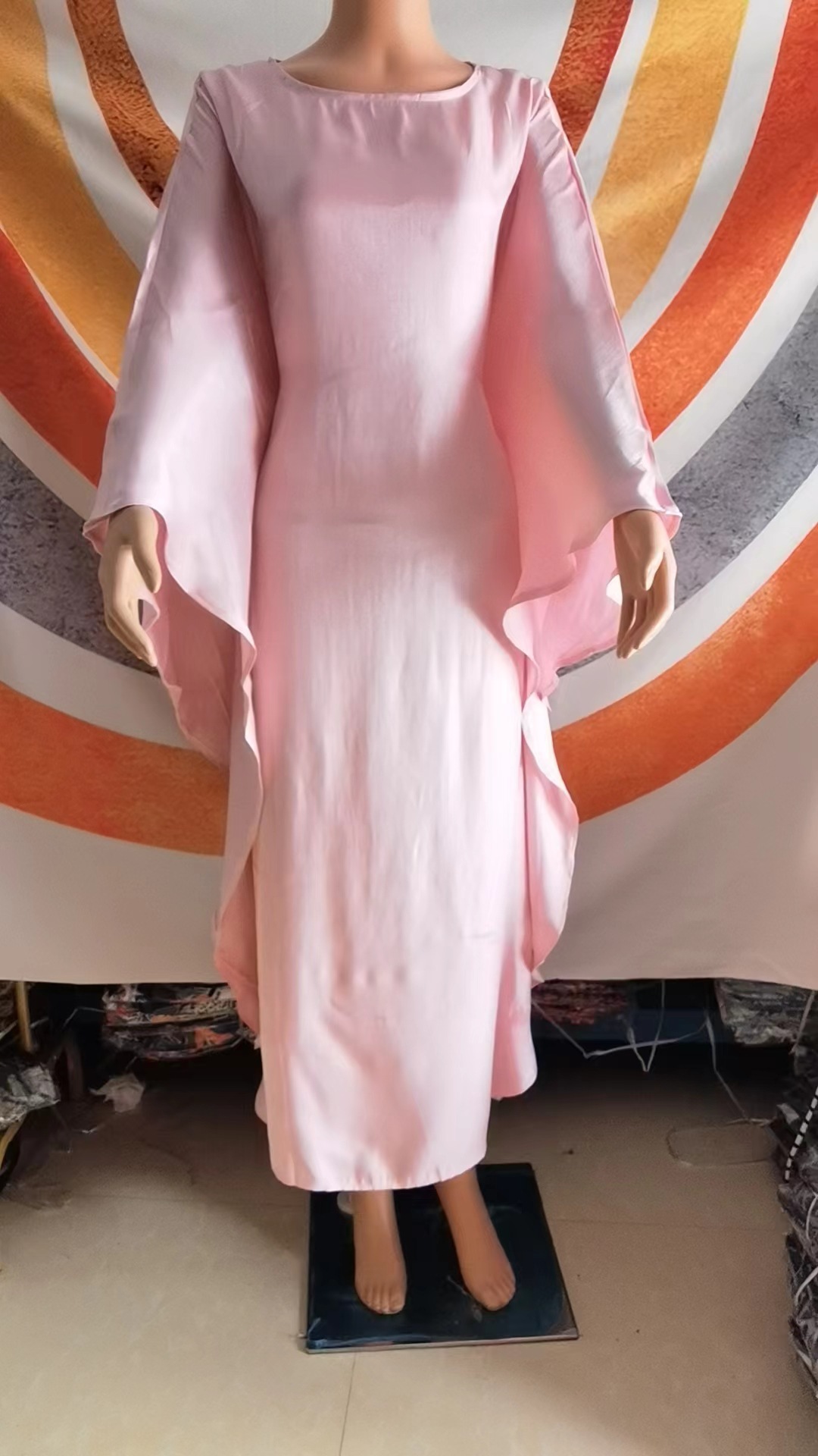 In Stock 2024 New Model Middle Eastern Arab Dubai Long Abaya Clothing Loose Casual Robe Dress_ecoleips.com