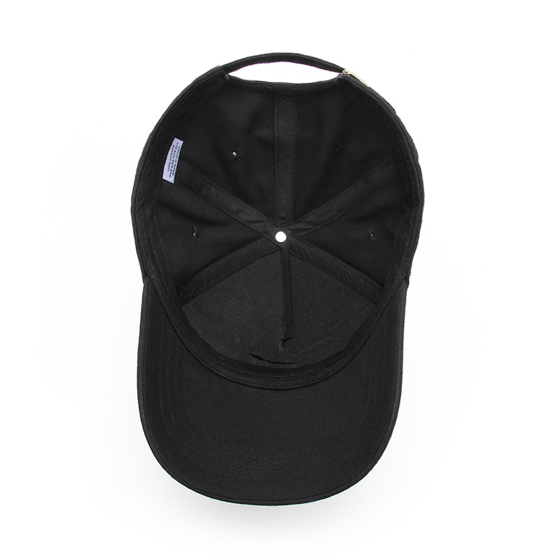 高い帽子の男性の大きいサイズの野球帽の秋の大きい頭の周りの刺繍の純綿のアヒルの舌の帽子の潮は顔の小さい日よけの帽子を現します。