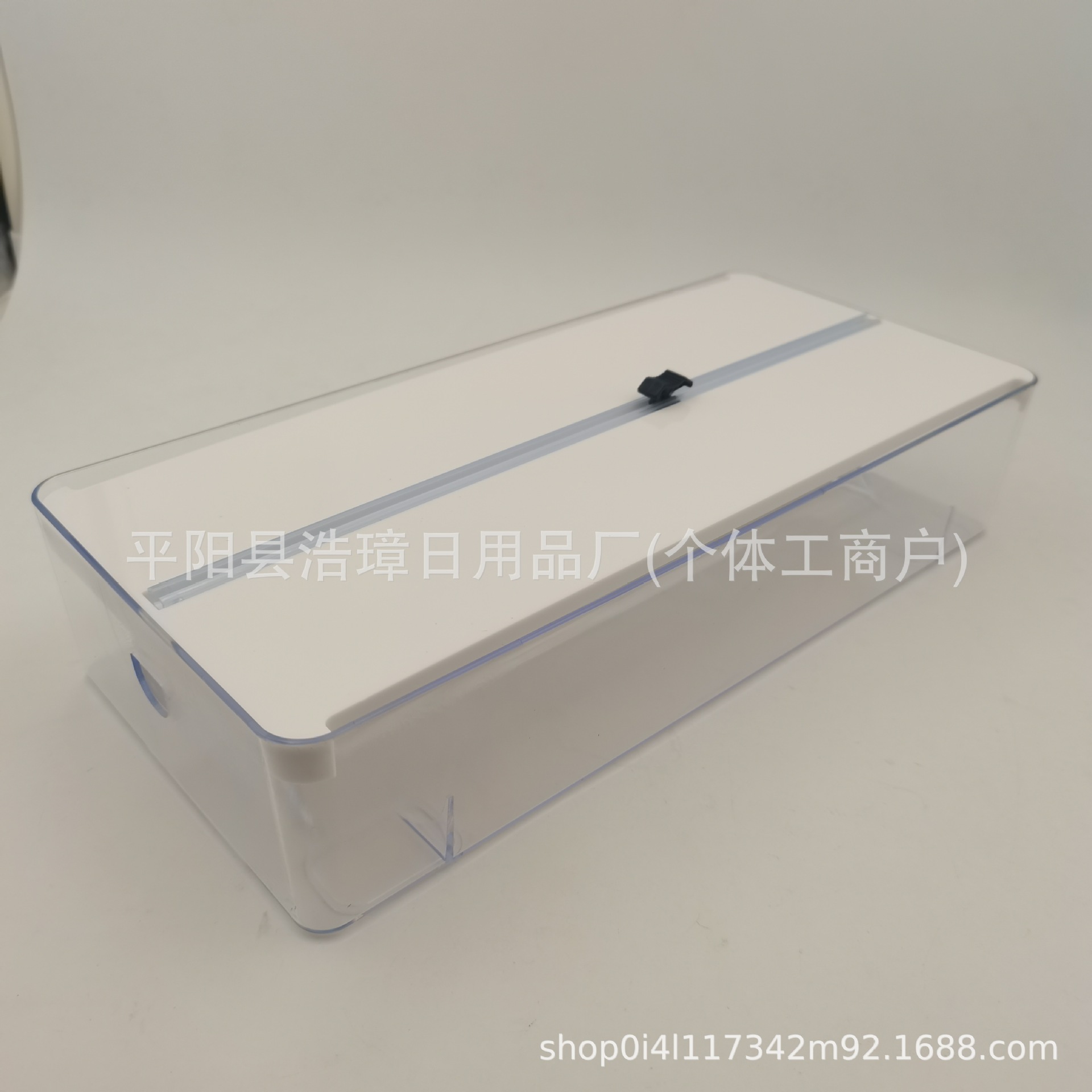 Paper Plastic Wrap Storage Cutting Box, a kitchen cling film cutter and storage box