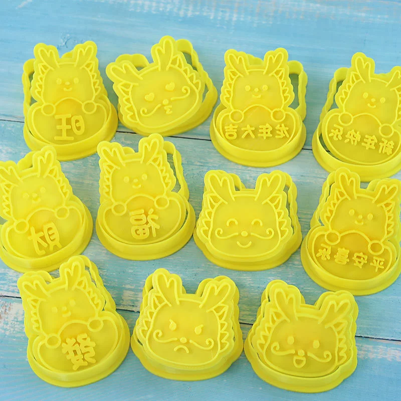 Cartoon compact cute three dimensional mold, fondant, in 3d format