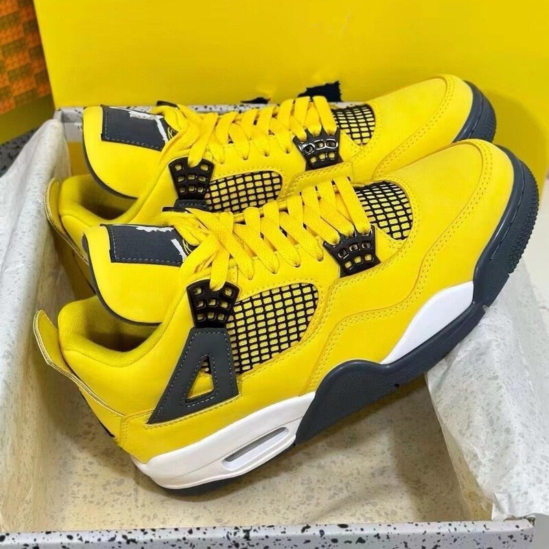 Cross-Border Foreign Trade Aj4 Basketball Shoes Putian Men's Sports Shoes Electric Mother Gray Rabbit Small White Cement Paris Couple Shoes Cross-Border Foreign Trade Aj4 Basketball Shoes Putian Men's Sports Shoes Electric Mother Gray Rabbit Small White Cement Paris Couple Shoes