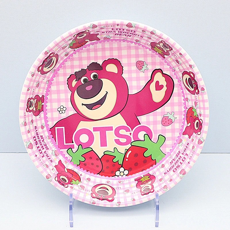 새로운 딸기 곰 8 인치 플레이트