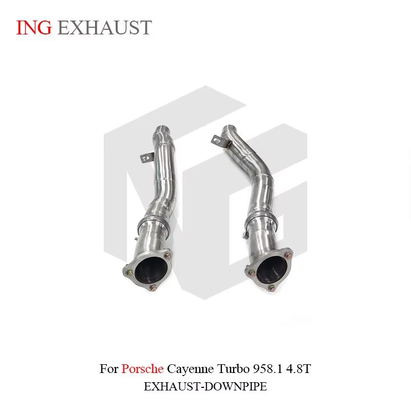 Suitable for Porsche Cayenne Turbo 958.1 4.8T front exhaust pipe stainless steel