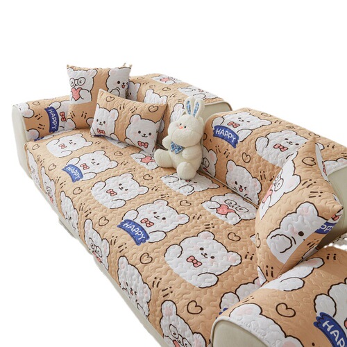 Factory Sofa Cushion Fabric Minimalist Modern Living Room All-Season Universal Genuine Leather Seat Cushion Slipcover Cover Set Dropshipping