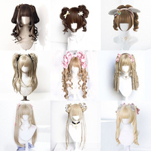 �ٷ�Ů������lolitaץ��˫��β������ȫͷ��doll�н�ɫ����ֱ����