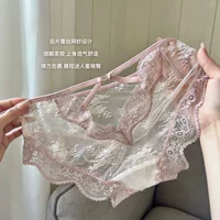 Широкие женские штаны из кружевной тонкой дышащей хлопковой ткани