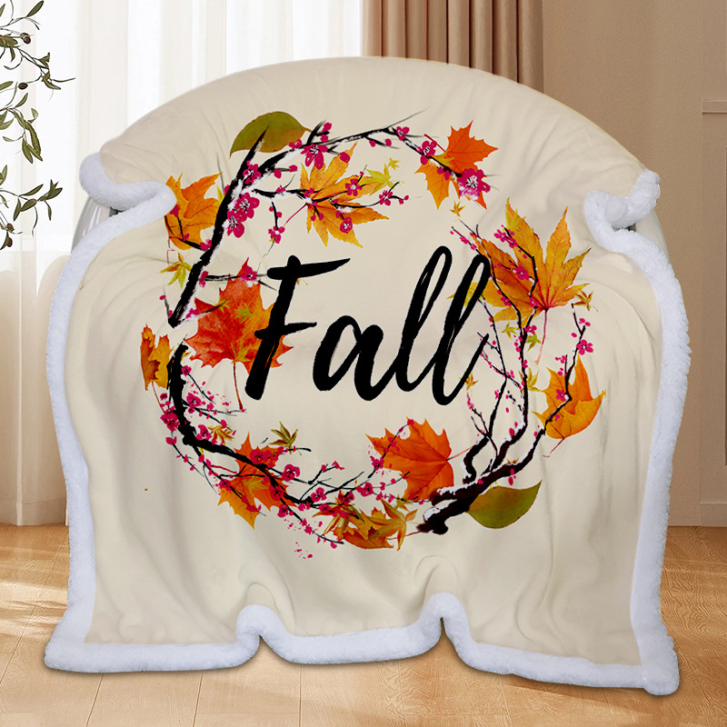 이중층 가지 단풍잎