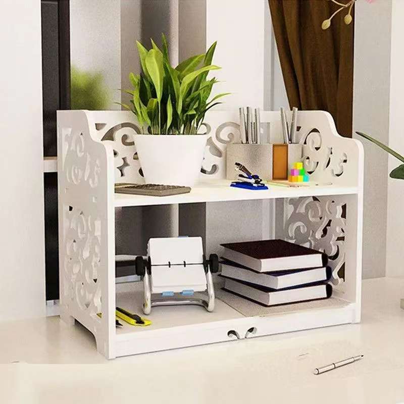 Desktop Organizer Kitchen Spice Rack Storage Rack Bathroom Storage Rack Double-Layer Countertop Shelf Cosmetics Storage Rack