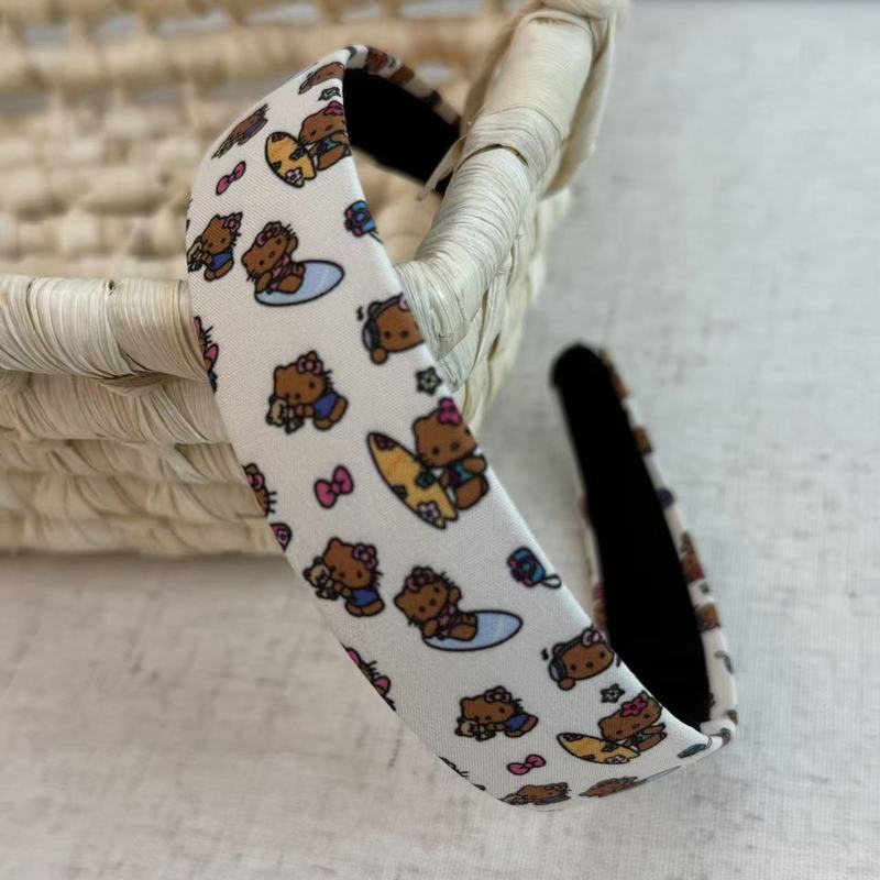日系复古甜美凯蒂猫度假风发箍可爱头箍发卡洗脸百搭小众时尚新款|undefined