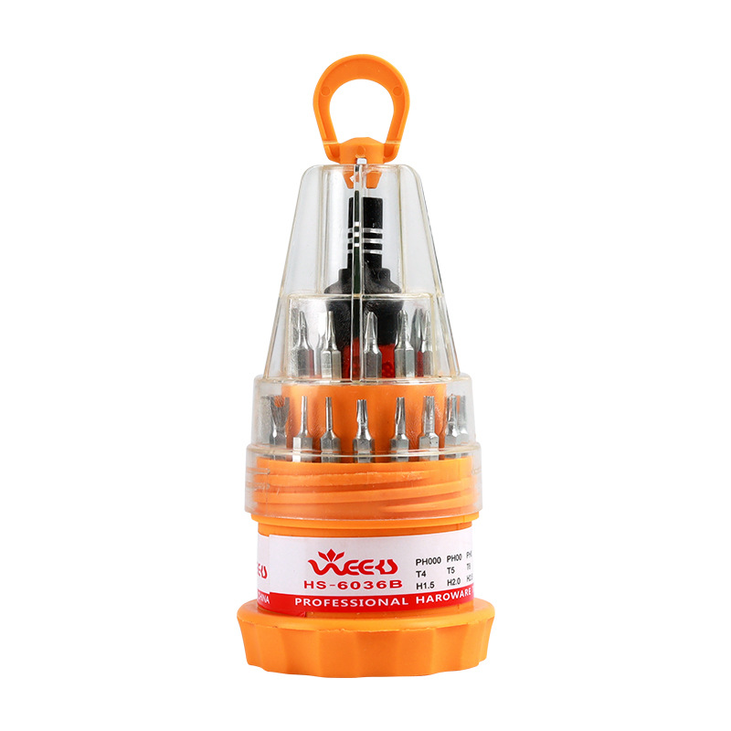 31 en 1 Telecom teléfono móvil desmontaje herramienta de reparación reloj destornillador venta de fábrica conjunto de destornillador combinado multifunción