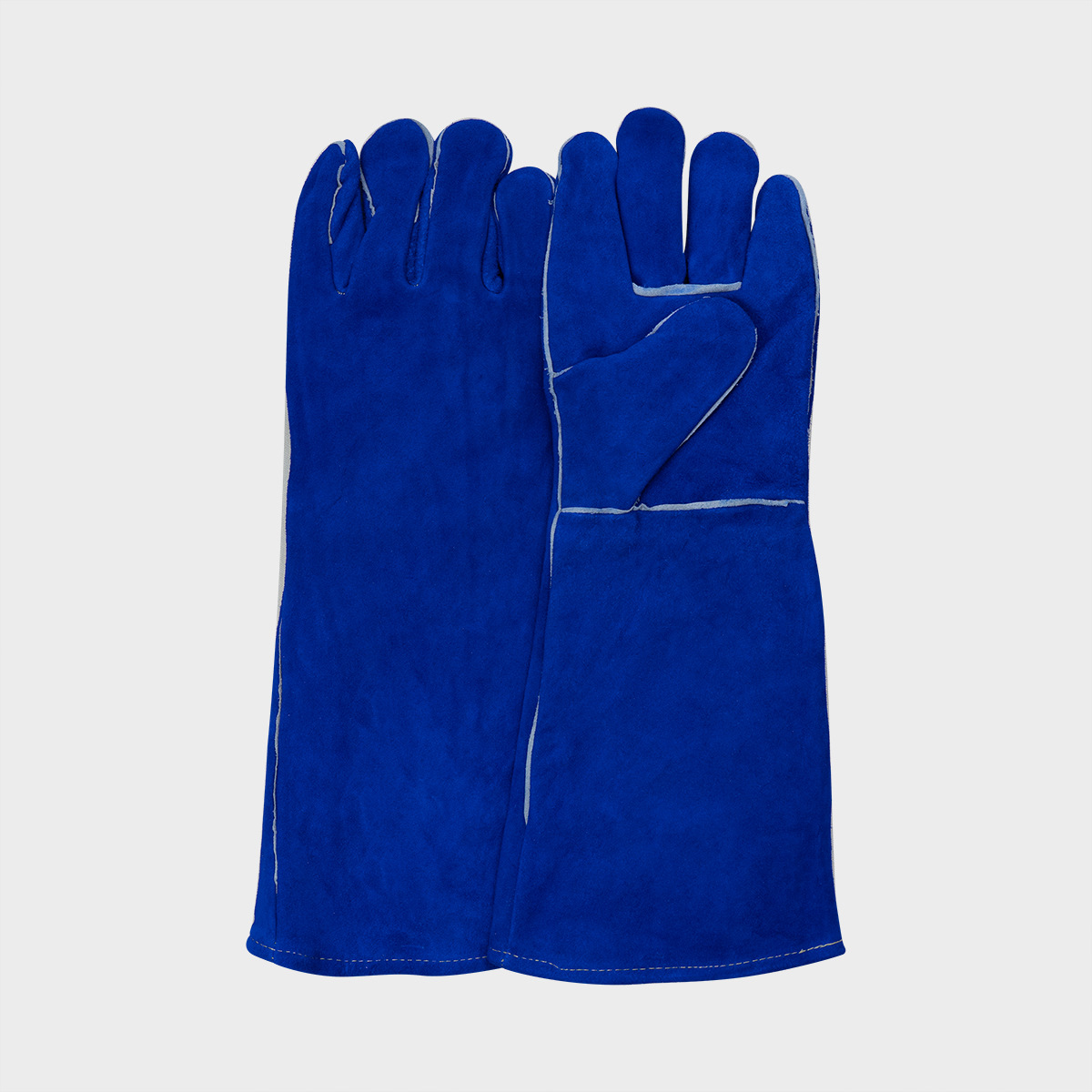 捷泰克二层牛皮棉里加长款焊接手套烧焊手套耐磨焊工手套机械加工