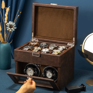 New mechanical watch shaker watch swivel watch in stock watch storage display box cross-border supply watch products