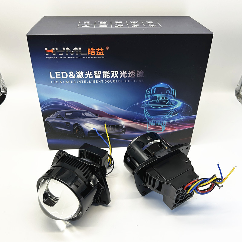 Automóvil LED 3 pulgadas láser directo único inteligente lente de doble luz 140W