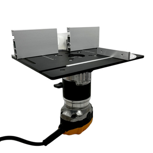 C8 woodworking aluminum alloy flip-chip panel, trimming machine panel, woodworking bench, sinking table, slotted flip-chip panel