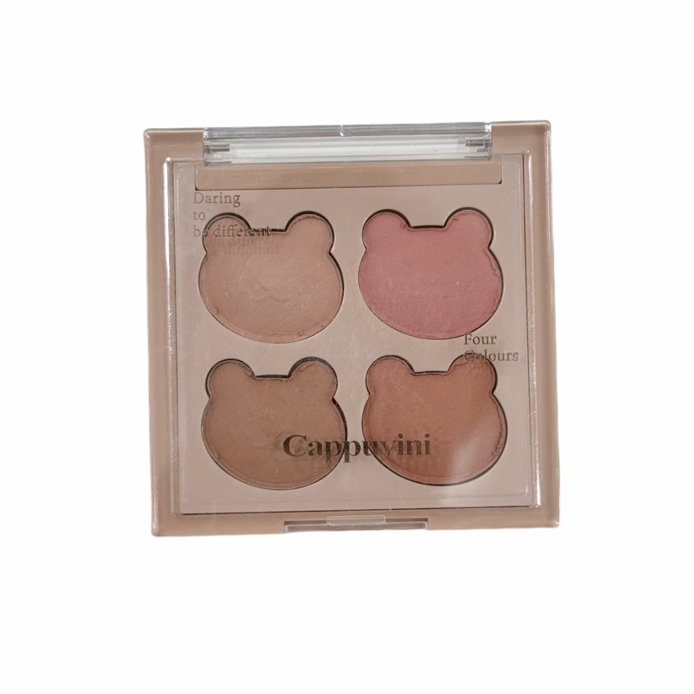 Cappuvini pequeña fantasía de cuatro colores blush barro baja saturación fresco coreano vigor natural hinchazón color carmine