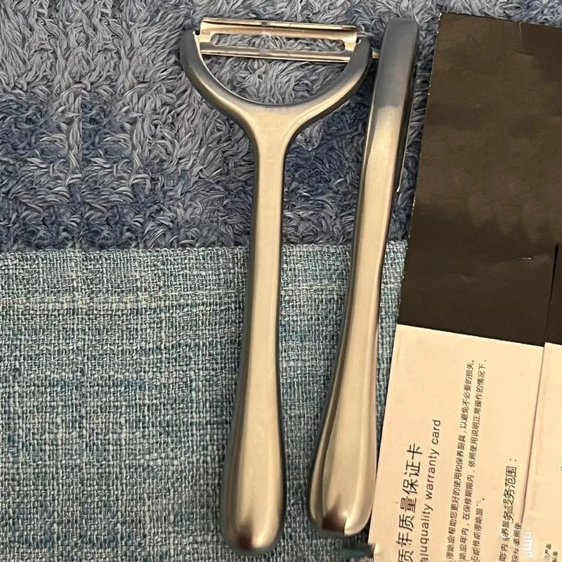 Cuchillo de acero inoxidable alemán de cocina casera artefacto de peeling frutas, verduras, melones, frutas raspadoras cuchillo de acero inoxidable