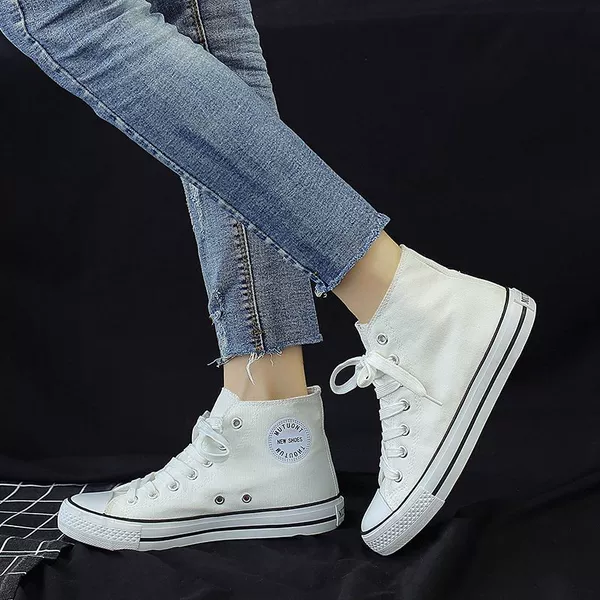 High-top basic model - white and black