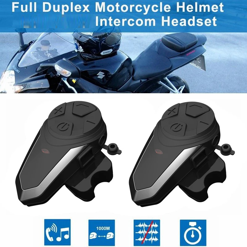 Neutral S3 Helmet Bluetooth Headset Motorcycle Helmet Headset Riding Headset Noise-Canceling Headset 3 People Can Switch Freely