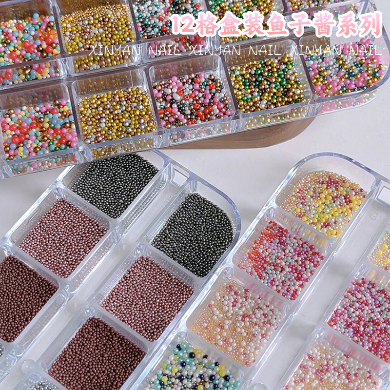 Retro small nail decoration for manicure