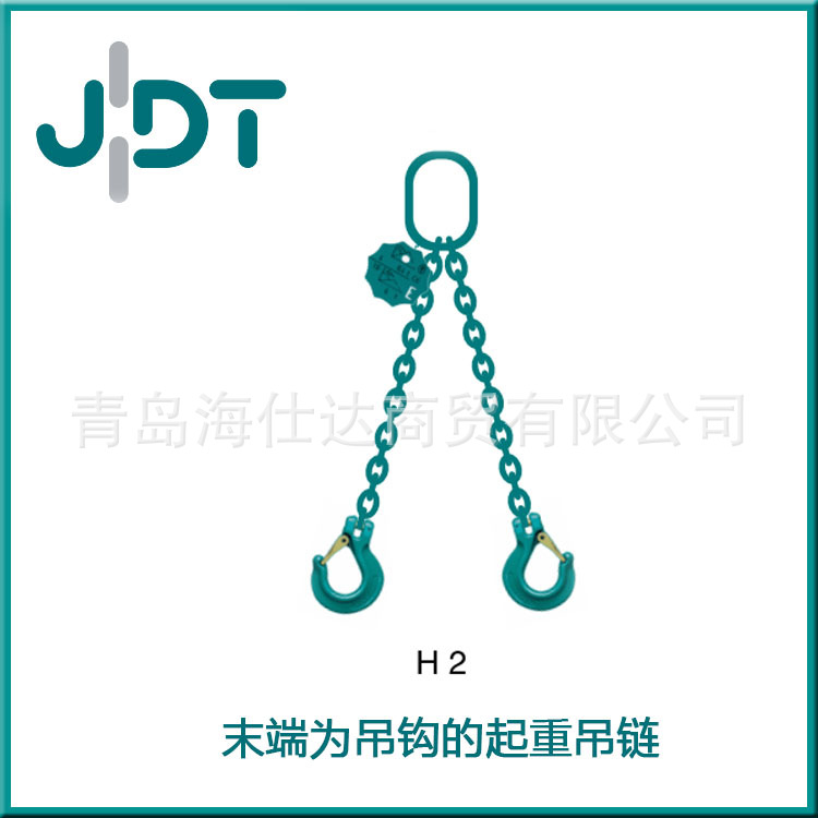 德国JDT起重吊索具 双肢吊链 末端为吊钩的起重吊链